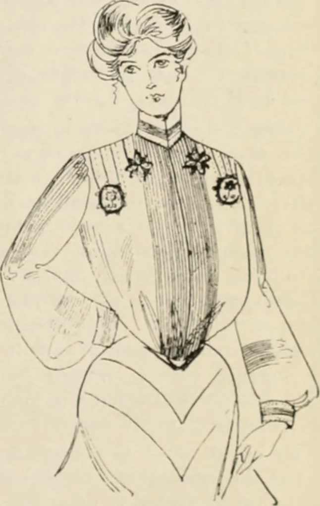 An illustration from Style (1904), 1904, leaf 60