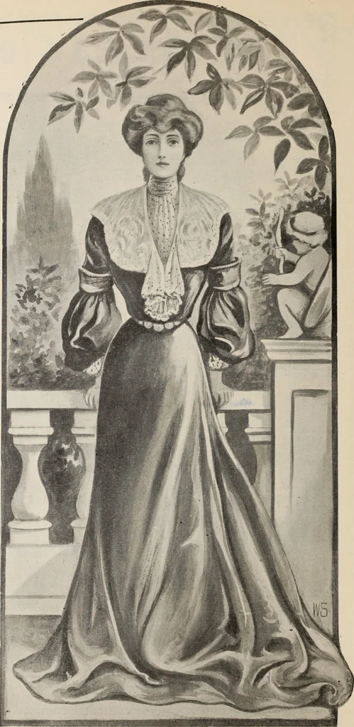 An illustration from Style (1904), 1904, leaf 629