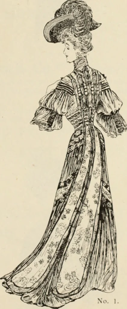 An illustration from Style (1904), 1904, leaf 654