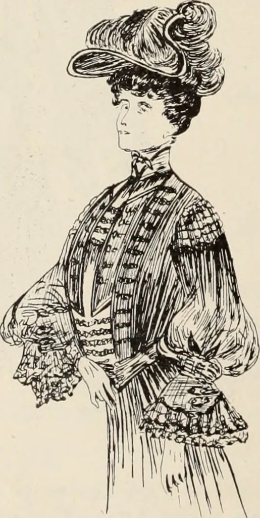 An illustration from Style (1904), 1904, leaf 655
