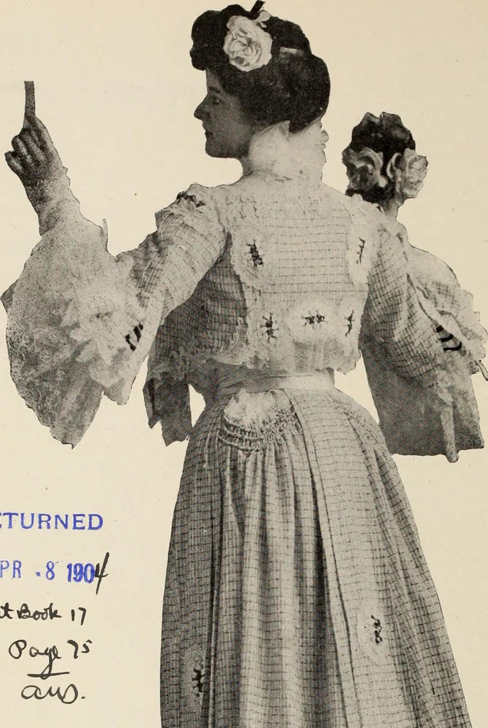 An illustration from Style (1904), 1904, leaf 705