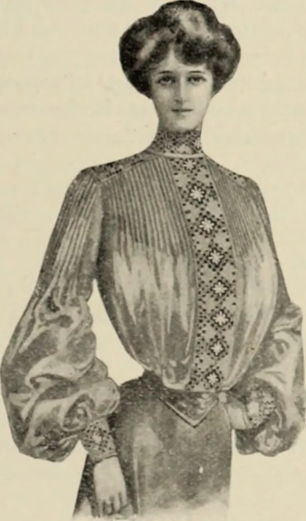 An illustration from Style (1904), 1904, leaf 710