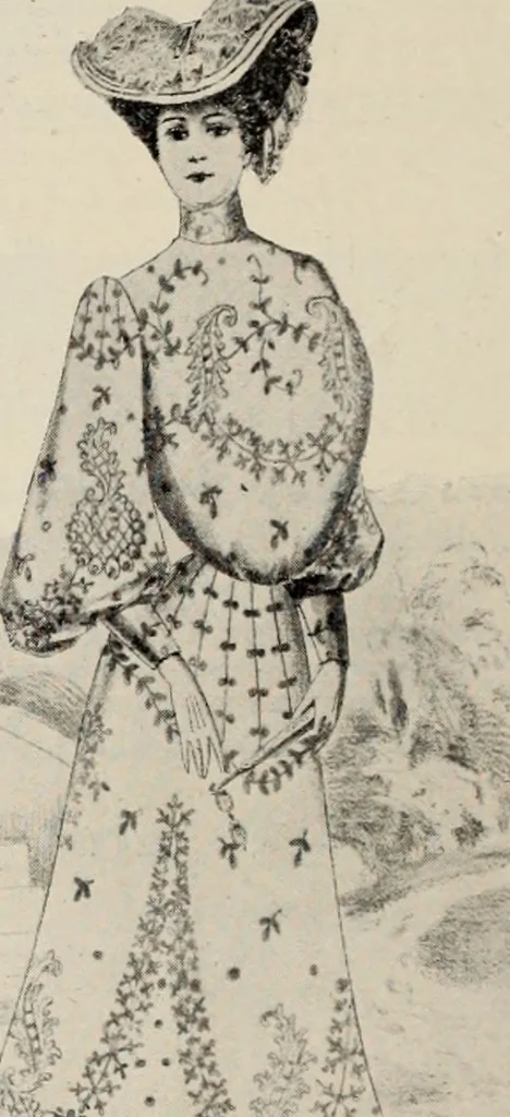 An illustration from Style (1904), 1904, leaf 717
