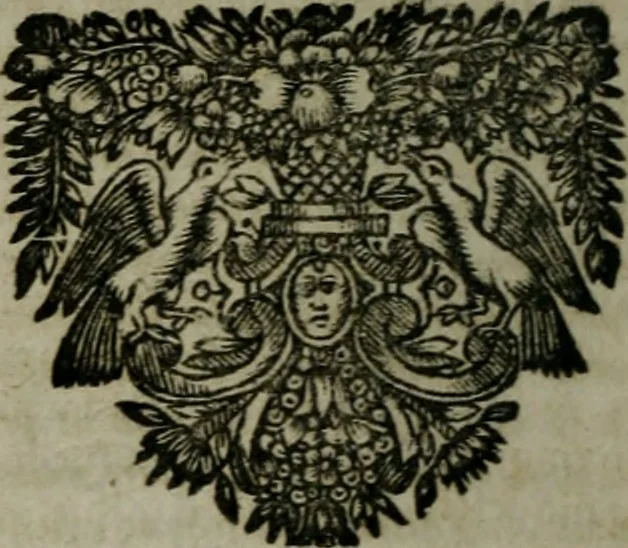 An illustration from D. Hieronymi Stridoniensis epistolae selectae et in libros tres distributae : opera D. Petri Canisij, 1687, leaf 15