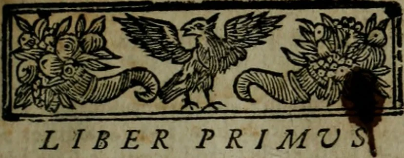 An illustration from D. Hieronymi Stridoniensis epistolae selectae et in libros tres distributae : opera D. Petri Canisij, 1687, leaf 22