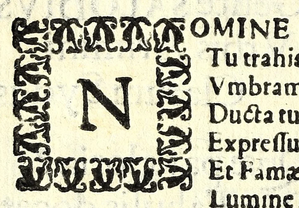 An illustration from D. Hippolyti Salodii Arimenen. abbatis Olivetani, Tabulae gnomonicae, nunc denuo castigatae & auctae : vnà cum earum dilucidatione, constructione, ac vsu : quibus iucunda operatione ac mira facilitate, ope solum alicuius normae, in aequas partes diuisae; omnigena sciotherica, horologia in planis, tùm horizontalibus tùm verticalibus : ad omnem poli eleuationem describi possunt : quod & solo canone vel solo circino, multifariè comparari posse demonstratur, 1626, leaf 10