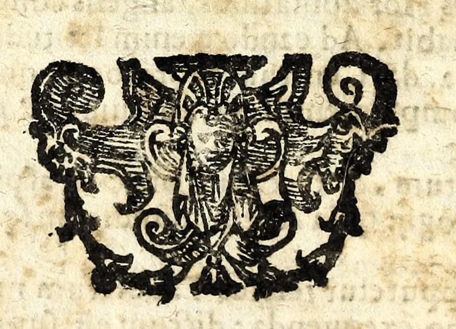 An illustration from D. Hippolyti Salodii Arimenen. abbatis Olivetani, Tabulae gnomonicae, nunc denuo castigatae & auctae : vnà cum earum dilucidatione, constructione, ac vsu : quibus iucunda operatione ac mira facilitate, ope solum alicuius normae, in aequas partes diuisae; omnigena sciotherica, horologia in planis, tùm horizontalibus tùm verticalibus : ad omnem poli eleuationem describi possunt : quod & solo canone vel solo circino, multifariè comparari posse demonstratur, 1626, leaf 88