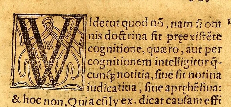 An illustration from Dialectica resolutio : cum textu Aristotelis, 1554, leaf 123