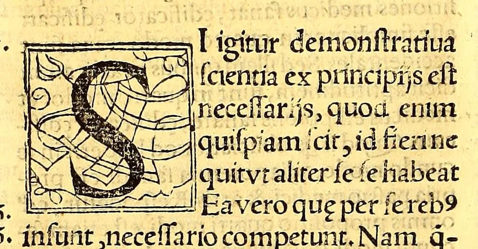 An illustration from Dialectica resolutio : cum textu Aristotelis, 1554, leaf 146