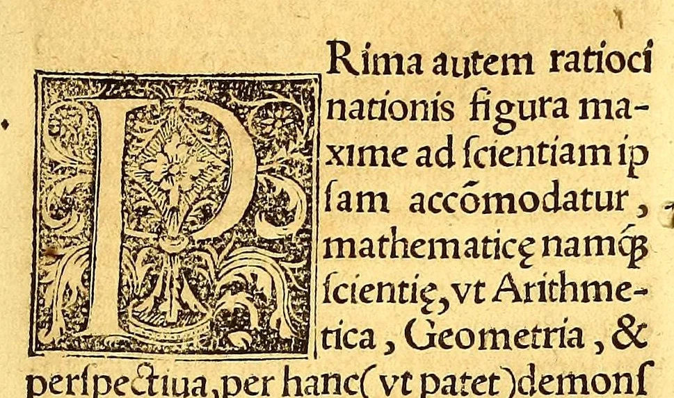 An illustration from Dialectica resolutio : cum textu Aristotelis, 1554, leaf 169