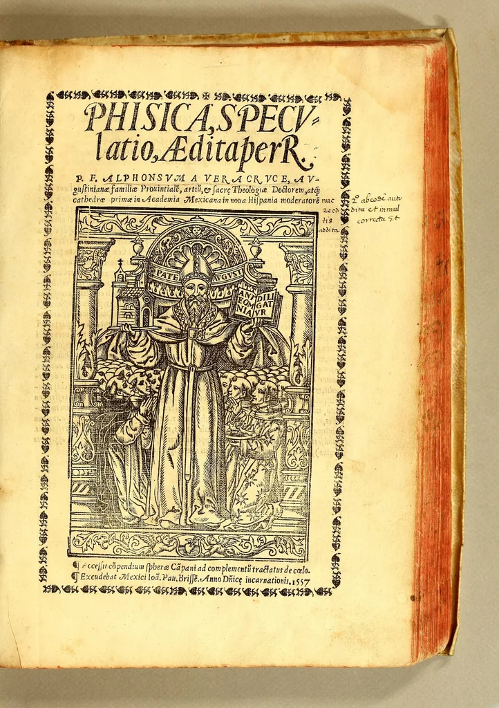 An illustration from Dialectica resolutio : cum textu Aristotelis, 1554, leaf 201