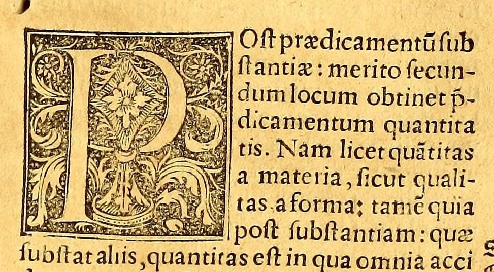 An illustration from Dialectica resolutio : cum textu Aristotelis, 1554, leaf 81