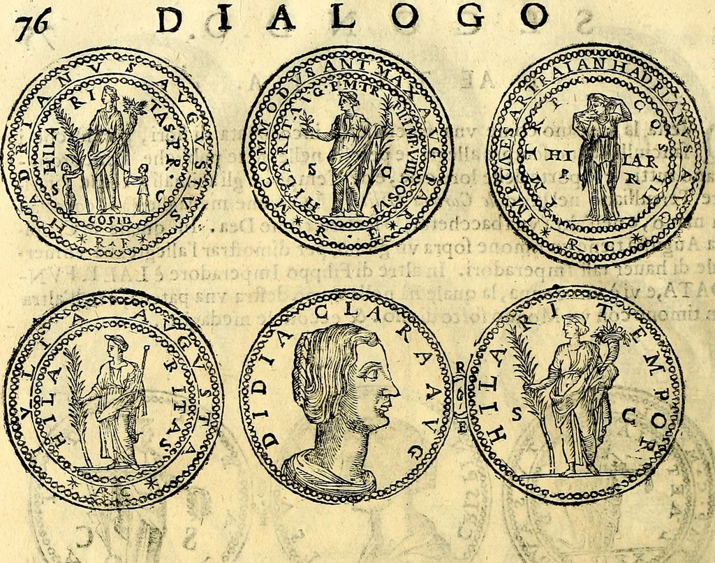 An illustration from Dialoghi di d. Antonio Agostini arcivescovo de Tarracona; sopra le medaglie, iscrizioni, e altre antichita:, 1698, leaf 101