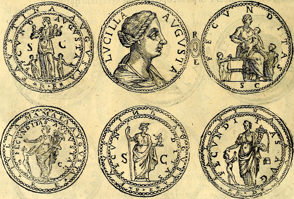 An illustration from Dialoghi di d. Antonio Agostini arcivescovo de Tarracona; sopra le medaglie, iscrizioni, e altre antichita:, 1698, leaf 103
