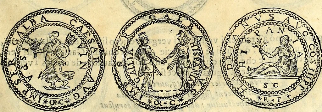 An illustration from Dialoghi di d. Antonio Agostini arcivescovo de Tarracona; sopra le medaglie, iscrizioni, e altre antichita:, 1698, leaf 112