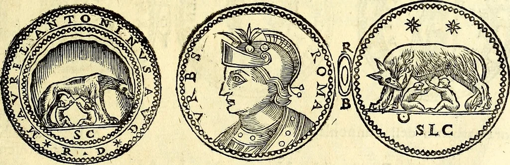 An illustration from Dialoghi di d. Antonio Agostini arcivescovo de Tarracona; sopra le medaglie, iscrizioni, e altre antichita:, 1698, leaf 118