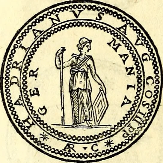 An illustration from Dialoghi di d. Antonio Agostini arcivescovo de Tarracona; sopra le medaglie, iscrizioni, e altre antichita:, 1698, leaf 119