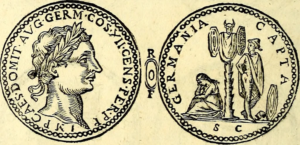 An illustration from Dialoghi di d. Antonio Agostini arcivescovo de Tarracona; sopra le medaglie, iscrizioni, e altre antichita:, 1698, leaf 119