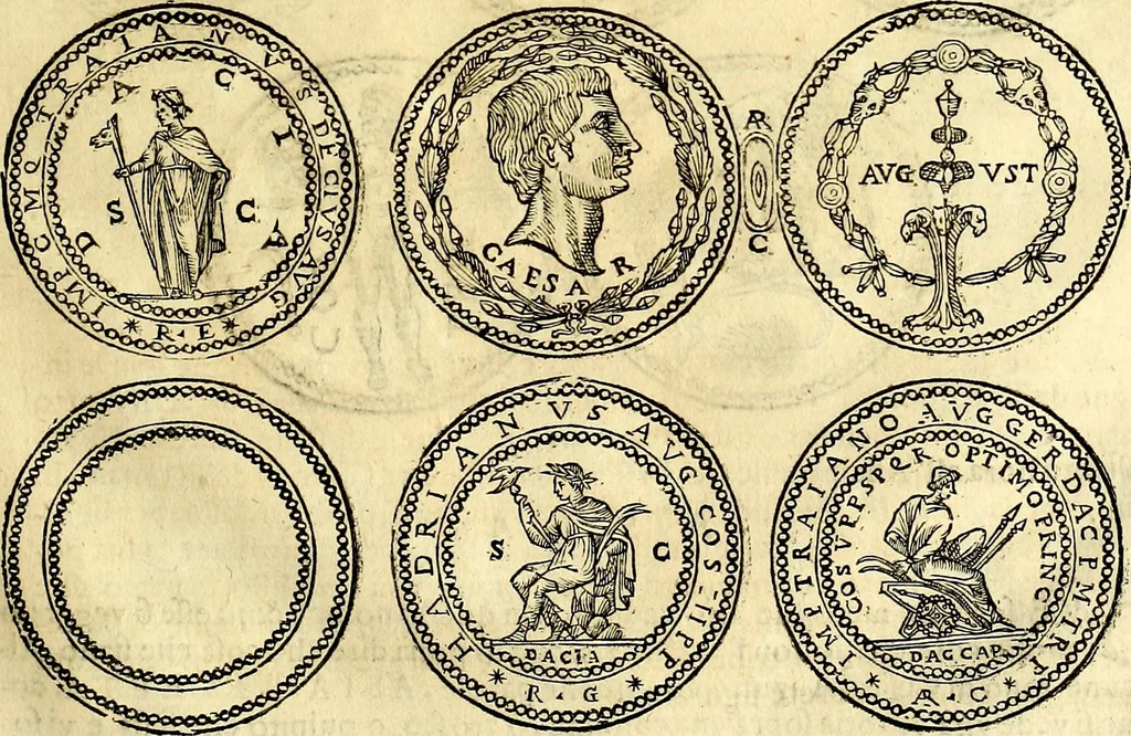 An illustration from Dialoghi di d. Antonio Agostini arcivescovo de Tarracona; sopra le medaglie, iscrizioni, e altre antichita:, 1698, leaf 120