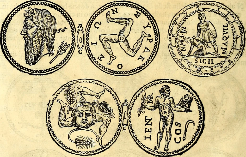 An illustration from Dialoghi di d. Antonio Agostini arcivescovo de Tarracona; sopra le medaglie, iscrizioni, e altre antichita:, 1698, leaf 121
