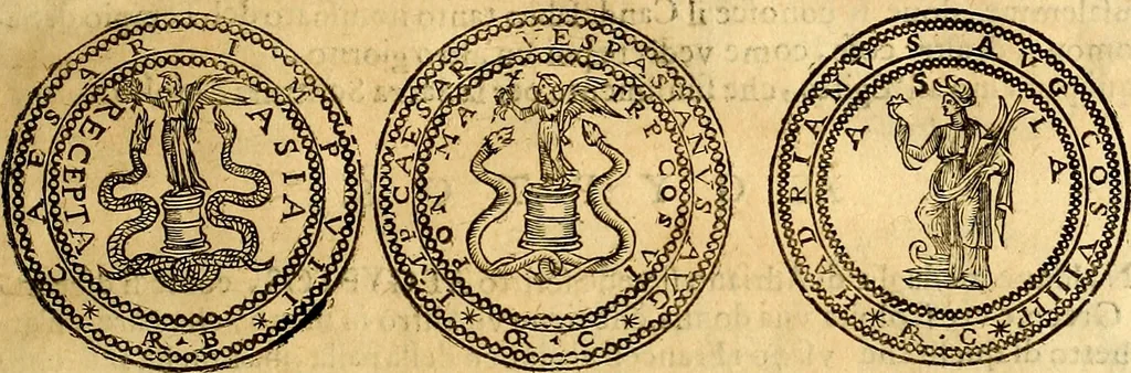 An illustration from Dialoghi di d. Antonio Agostini arcivescovo de Tarracona; sopra le medaglie, iscrizioni, e altre antichita:, 1698, leaf 122