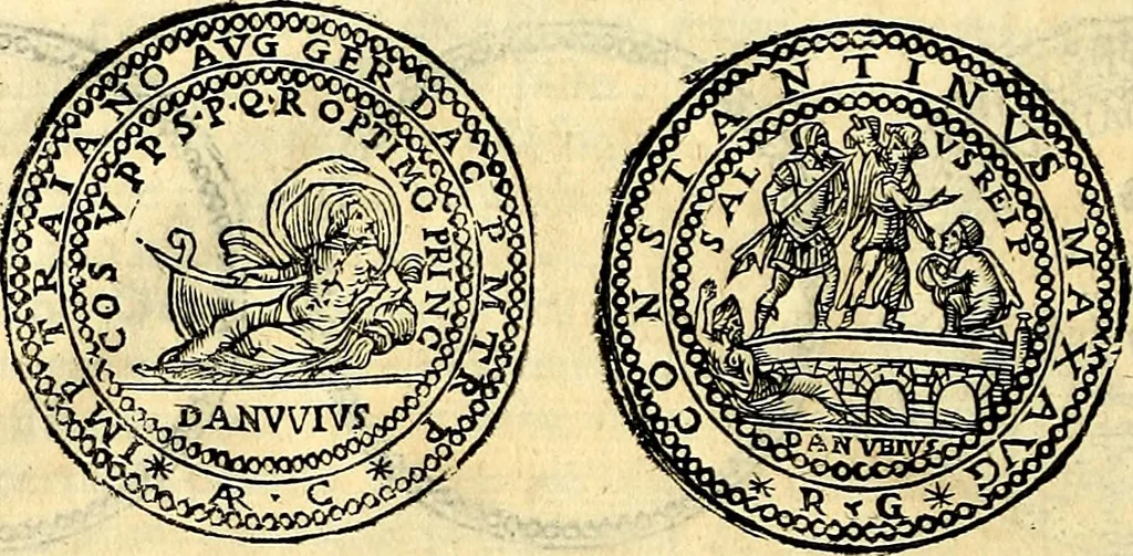 An illustration from Dialoghi di d. Antonio Agostini arcivescovo de Tarracona; sopra le medaglie, iscrizioni, e altre antichita:, 1698, leaf 133