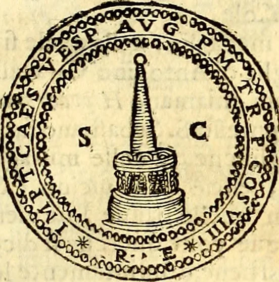 An illustration from Dialoghi di d. Antonio Agostini arcivescovo de Tarracona; sopra le medaglie, iscrizioni, e altre antichita:, 1698, leaf 140