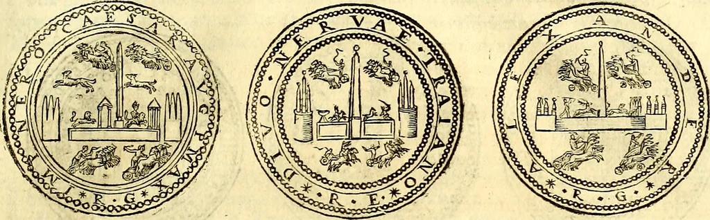 An illustration from Dialoghi di d. Antonio Agostini arcivescovo de Tarracona; sopra le medaglie, iscrizioni, e altre antichita:, 1698, leaf 142