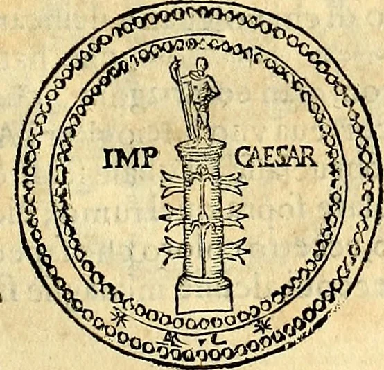An illustration from Dialoghi di d. Antonio Agostini arcivescovo de Tarracona; sopra le medaglie, iscrizioni, e altre antichita:, 1698, leaf 144