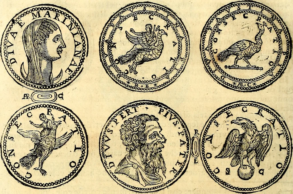 An illustration from Dialoghi di d. Antonio Agostini arcivescovo de Tarracona; sopra le medaglie, iscrizioni, e altre antichita:, 1698, leaf 147