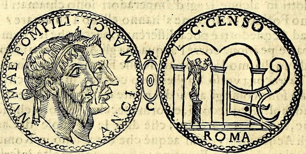 An illustration from Dialoghi di d. Antonio Agostini arcivescovo de Tarracona; sopra le medaglie, iscrizioni, e altre antichita:, 1698, leaf 155