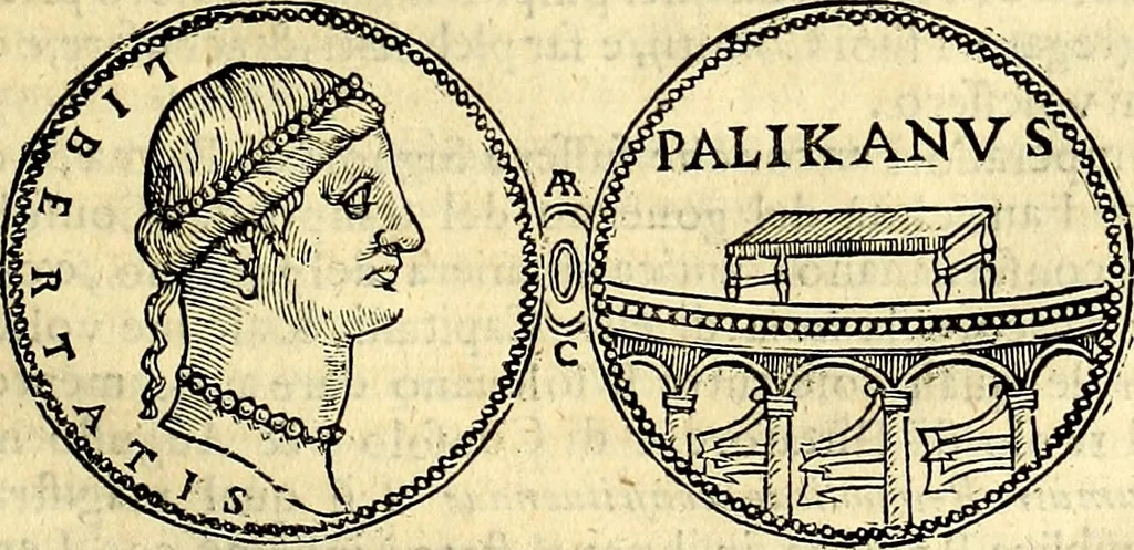 An illustration from Dialoghi di d. Antonio Agostini arcivescovo de Tarracona; sopra le medaglie, iscrizioni, e altre antichita:, 1698, leaf 158