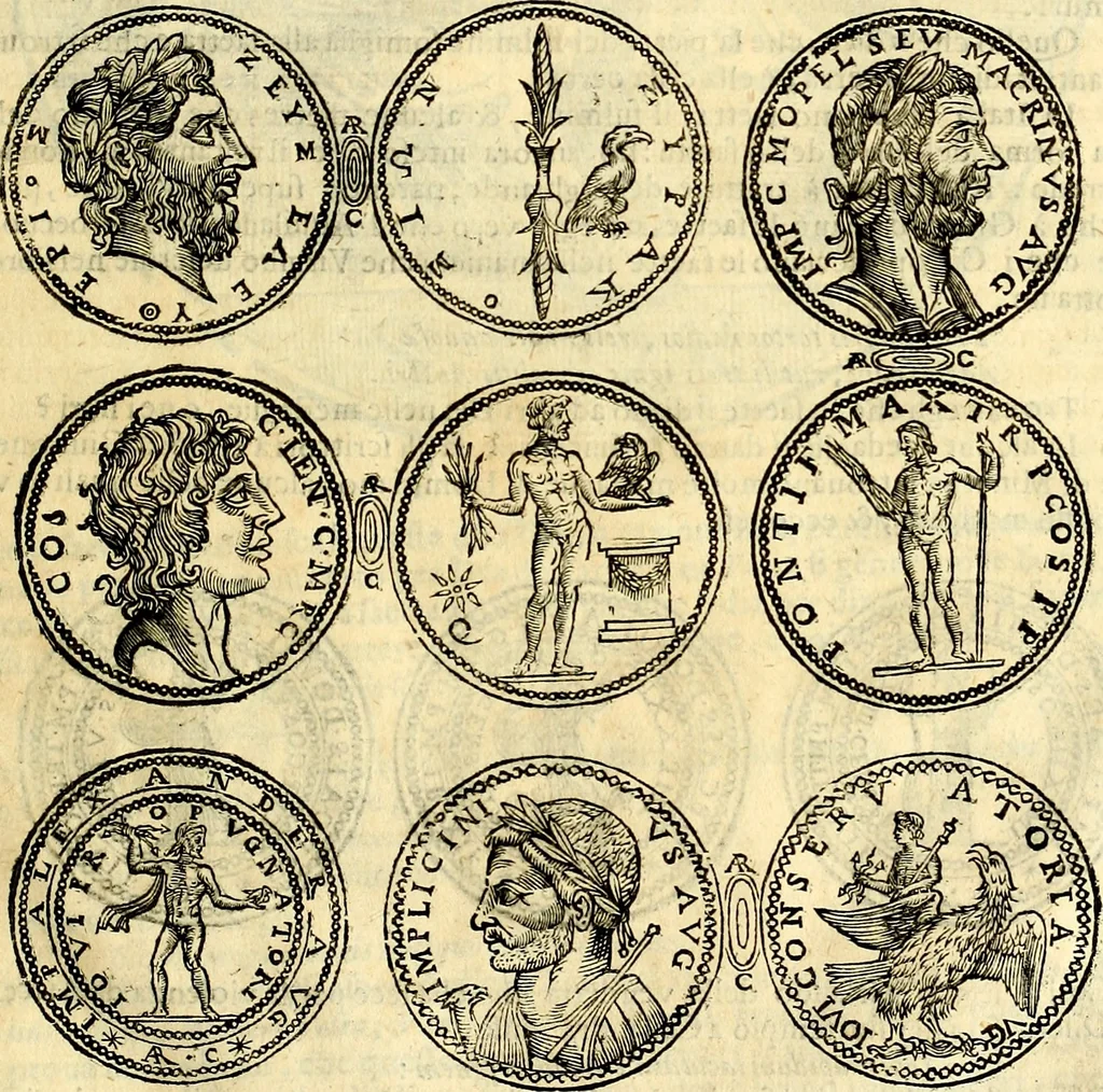 An illustration from Dialoghi di d. Antonio Agostini arcivescovo de Tarracona; sopra le medaglie, iscrizioni, e altre antichita:, 1698, leaf 166