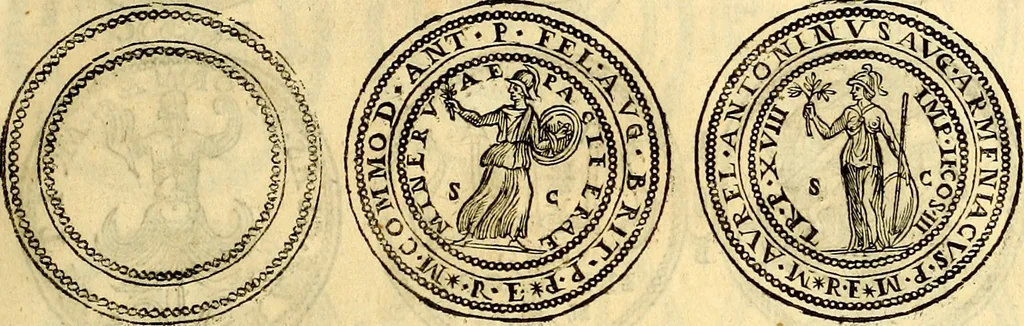 An illustration from Dialoghi di d. Antonio Agostini arcivescovo de Tarracona; sopra le medaglie, iscrizioni, e altre antichita:, 1698, leaf 170