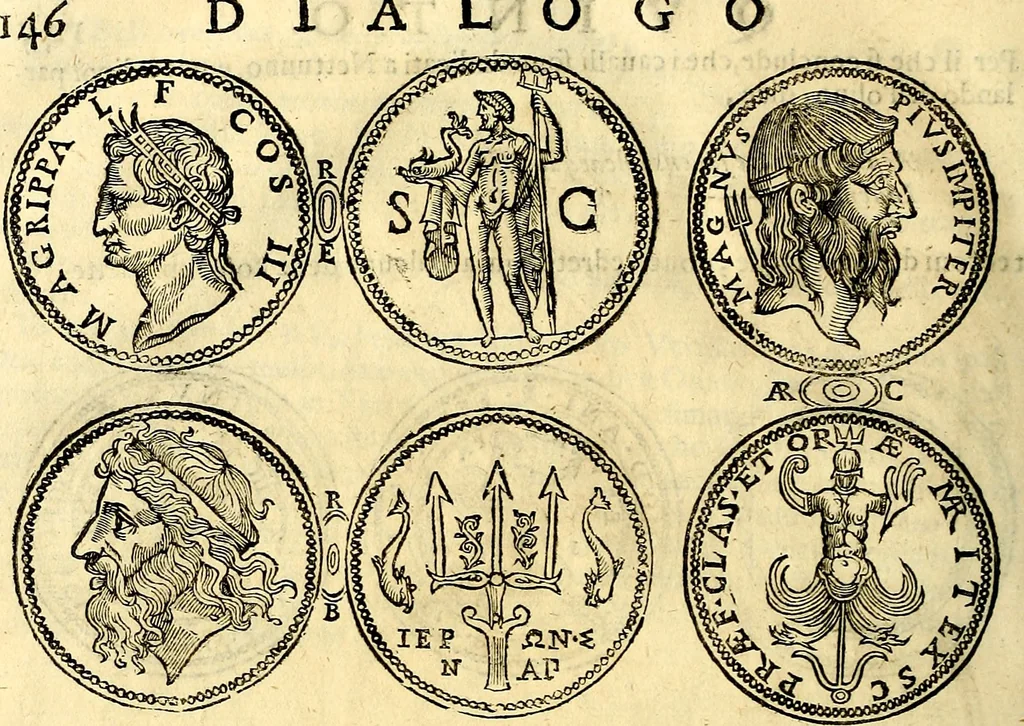 An illustration from Dialoghi di d. Antonio Agostini arcivescovo de Tarracona; sopra le medaglie, iscrizioni, e altre antichita:, 1698, leaf 171