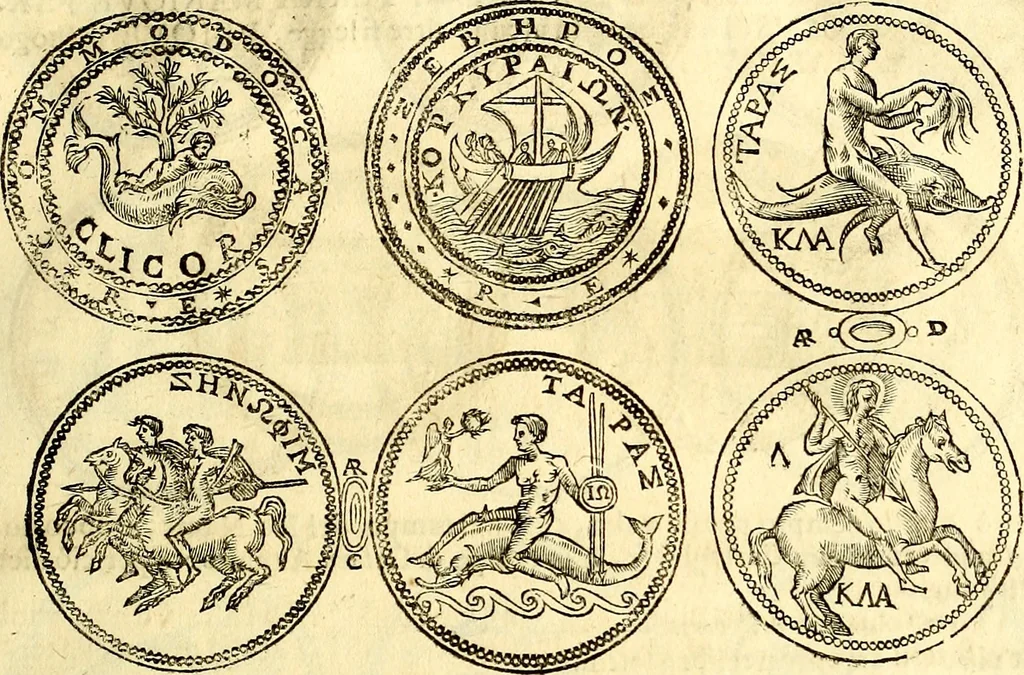 An illustration from Dialoghi di d. Antonio Agostini arcivescovo de Tarracona; sopra le medaglie, iscrizioni, e altre antichita:, 1698, leaf 172