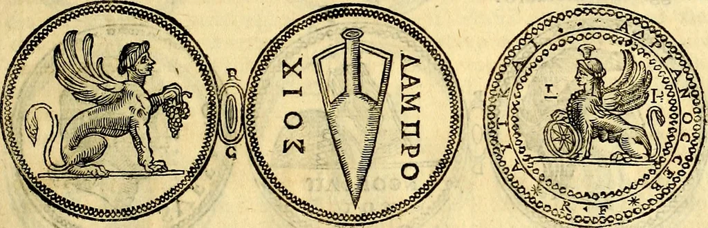 An illustration from Dialoghi di d. Antonio Agostini arcivescovo de Tarracona; sopra le medaglie, iscrizioni, e altre antichita:, 1698, leaf 180