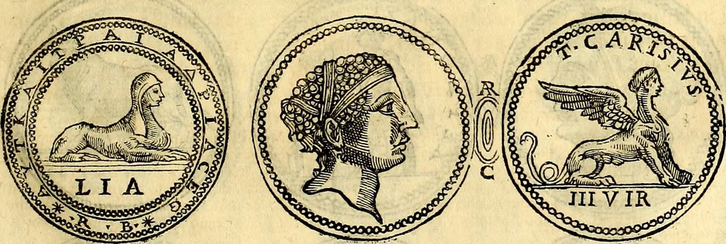 An illustration from Dialoghi di d. Antonio Agostini arcivescovo de Tarracona; sopra le medaglie, iscrizioni, e altre antichita:, 1698, leaf 180
