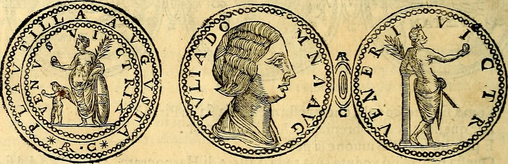 An illustration from Dialoghi di d. Antonio Agostini arcivescovo de Tarracona; sopra le medaglie, iscrizioni, e altre antichita:, 1698, leaf 191
