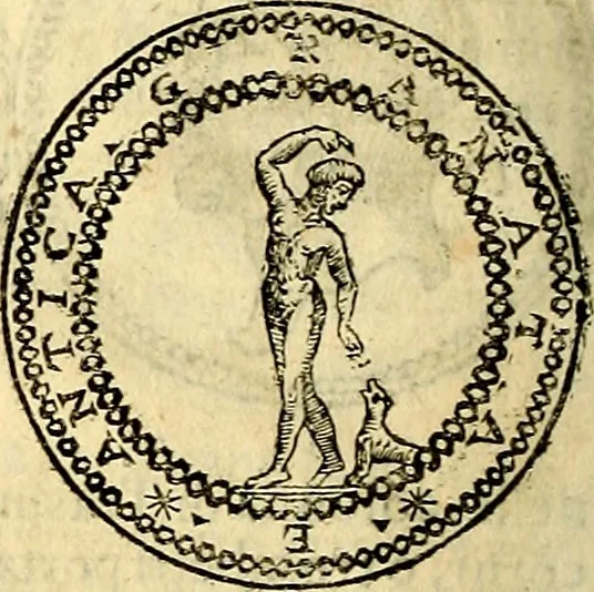 An illustration from Dialoghi di d. Antonio Agostini arcivescovo de Tarracona; sopra le medaglie, iscrizioni, e altre antichita:, 1698, leaf 195