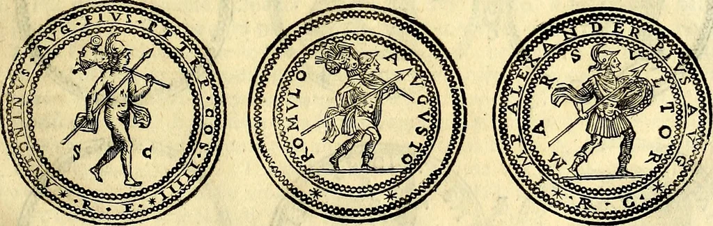 An illustration from Dialoghi di d. Antonio Agostini arcivescovo de Tarracona; sopra le medaglie, iscrizioni, e altre antichita:, 1698, leaf 196