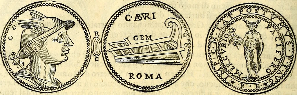 An illustration from Dialoghi di d. Antonio Agostini arcivescovo de Tarracona; sopra le medaglie, iscrizioni, e altre antichita:, 1698, leaf 197