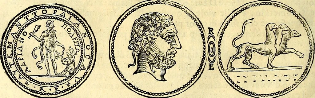 An illustration from Dialoghi di d. Antonio Agostini arcivescovo de Tarracona; sopra le medaglie, iscrizioni, e altre antichita:, 1698, leaf 199