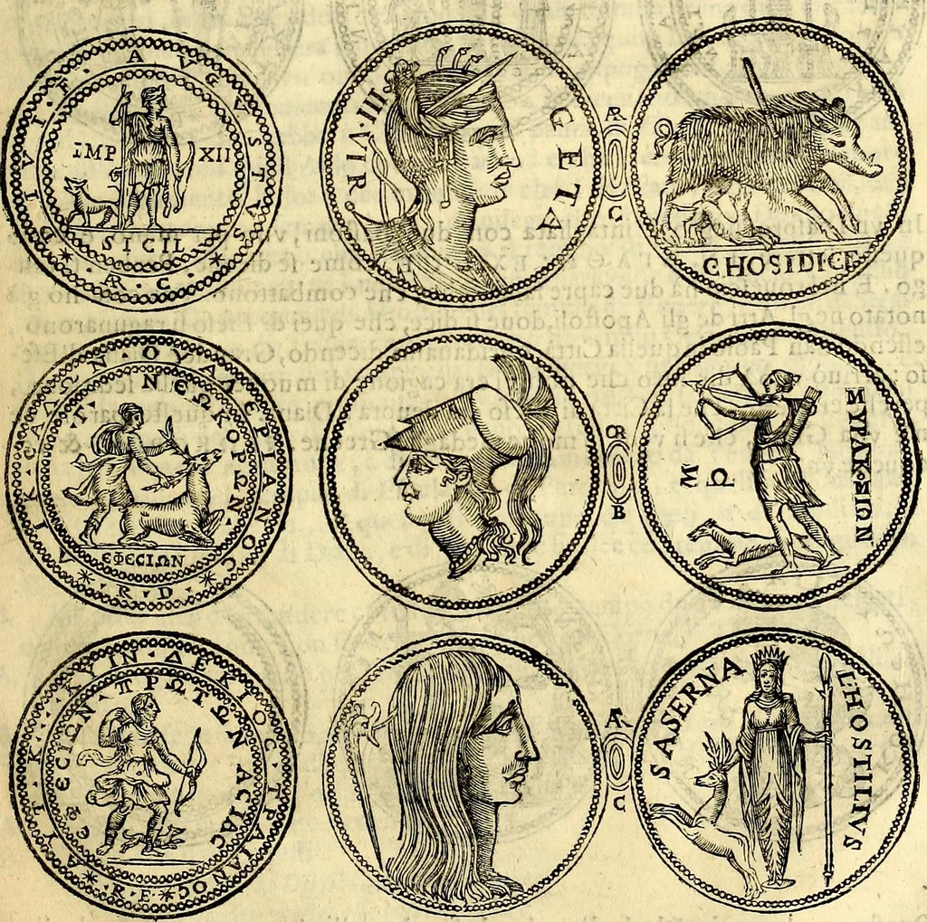 An illustration from Dialoghi di d. Antonio Agostini arcivescovo de Tarracona; sopra le medaglie, iscrizioni, e altre antichita:, 1698, leaf 202