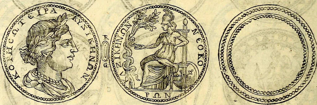 An illustration from Dialoghi di d. Antonio Agostini arcivescovo de Tarracona; sopra le medaglie, iscrizioni, e altre antichita:, 1698, leaf 203