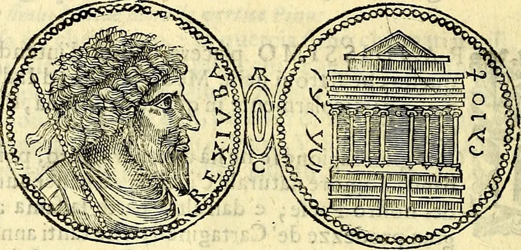 An illustration from Dialoghi di d. Antonio Agostini arcivescovo de Tarracona; sopra le medaglie, iscrizioni, e altre antichita:, 1698, leaf 207
