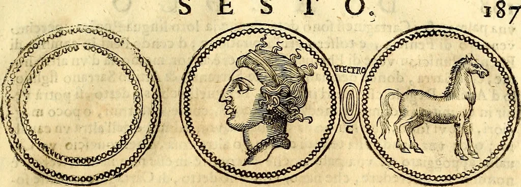 An illustration from Dialoghi di d. Antonio Agostini arcivescovo de Tarracona; sopra le medaglie, iscrizioni, e altre antichita:, 1698, leaf 212