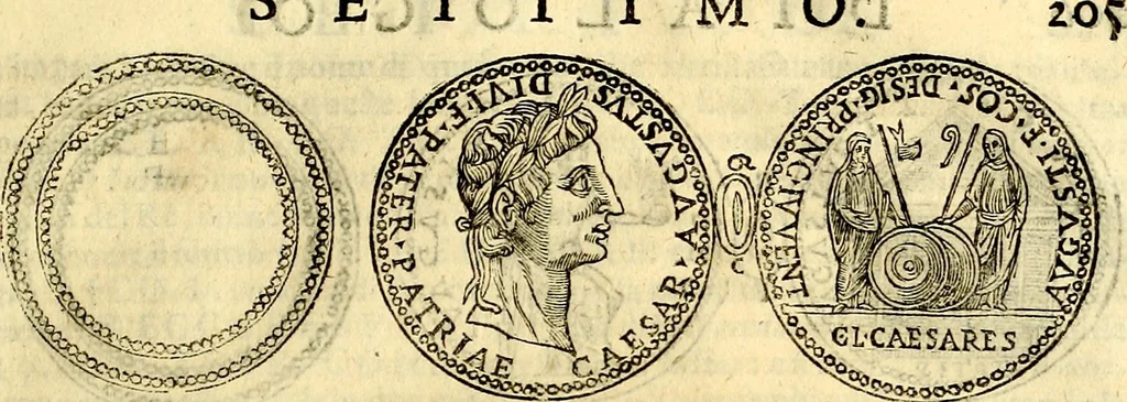 An illustration from Dialoghi di d. Antonio Agostini arcivescovo de Tarracona; sopra le medaglie, iscrizioni, e altre antichita:, 1698, leaf 230