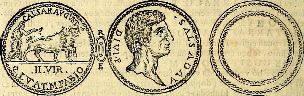 An illustration from Dialoghi di d. Antonio Agostini arcivescovo de Tarracona; sopra le medaglie, iscrizioni, e altre antichita:, 1698, leaf 233