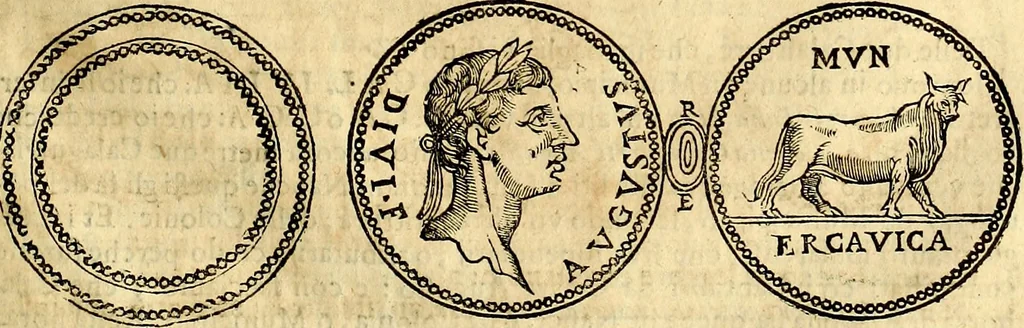 An illustration from Dialoghi di d. Antonio Agostini arcivescovo de Tarracona; sopra le medaglie, iscrizioni, e altre antichita:, 1698, leaf 236